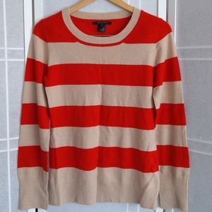 SCOOP NYC 100% cashmere striped sweater